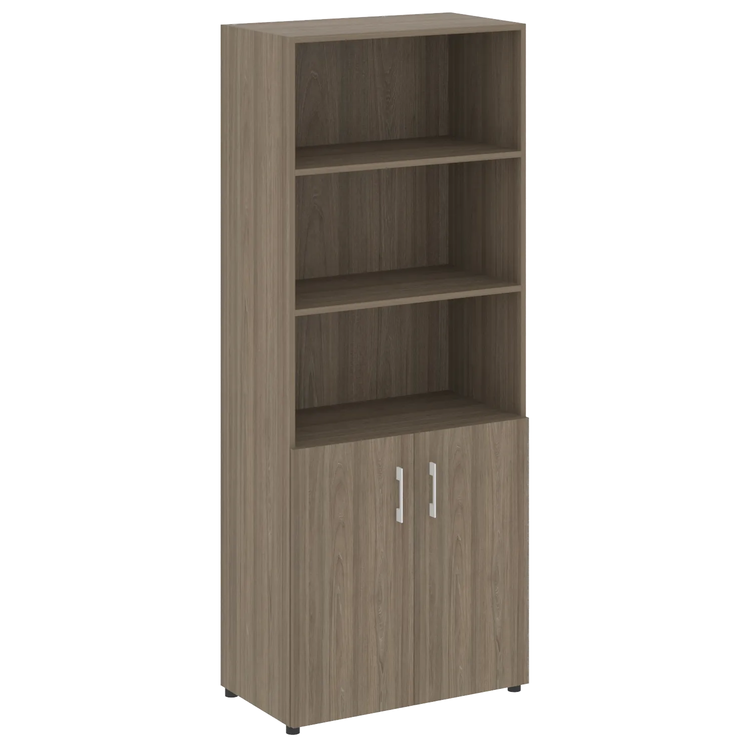 Шкаф высокий широкий (2 низких фасада ЛДСП) Yalta LT.ST-1.1 вяз благородный